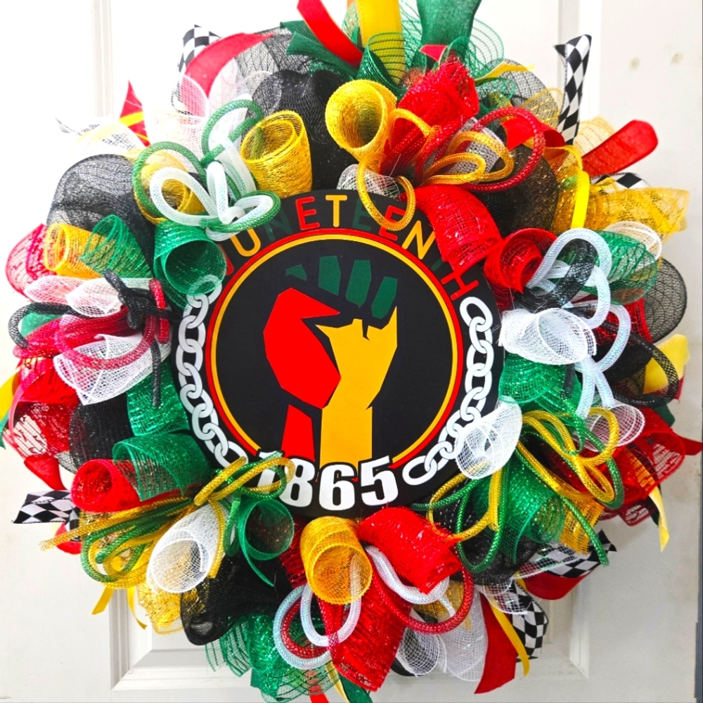 Juneteenth Celebration Wreath